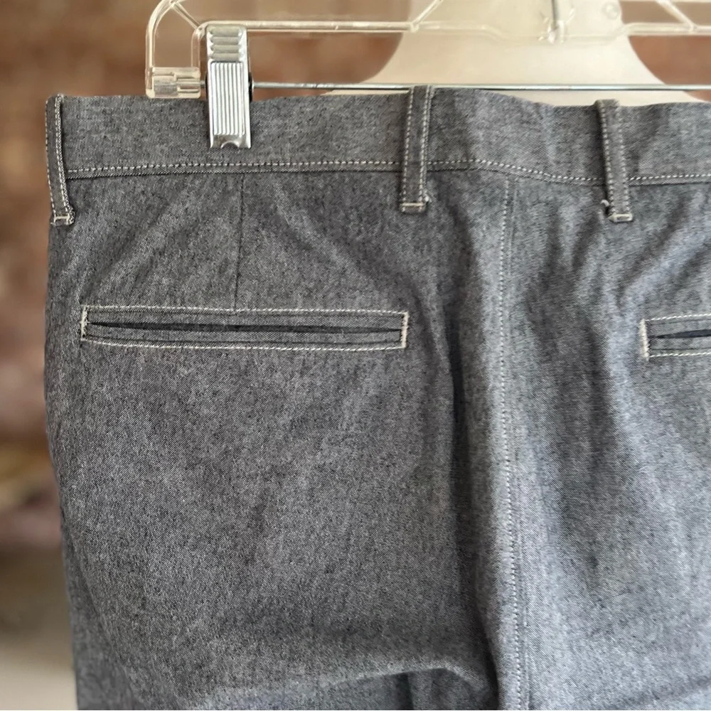 J. Crew Men’s Pants 484 Slim Stretch Twill Gray Cotton 31 x 32 Preppy Chino